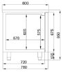Picture of CombiSteel Pro Line Refrigerated Bakery Counter 3 Doors