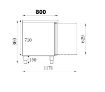 Picture of CombiSteel Standard Line Refrigerated Bakery Counter 2 Doors
