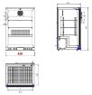 Picture of CombiSteel Backbar Cooler Black 1 Door