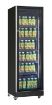 Picture of CombiSteel Single Glass Door Display Fridge Black 387L