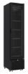 Picture of CombiSteel Single Glass Door Display Refrigerator Black 348Litre