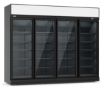 Picture of CombiSteel 4 Glass Doors Black INS-2060F BL Display Freezer