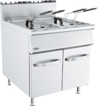 Picture of CombiSteel Base 900 Gas Fryer 2X19L Basket