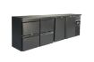 Picture of CombiSteel Barcooler Black 2 Doors and 2 Drawers