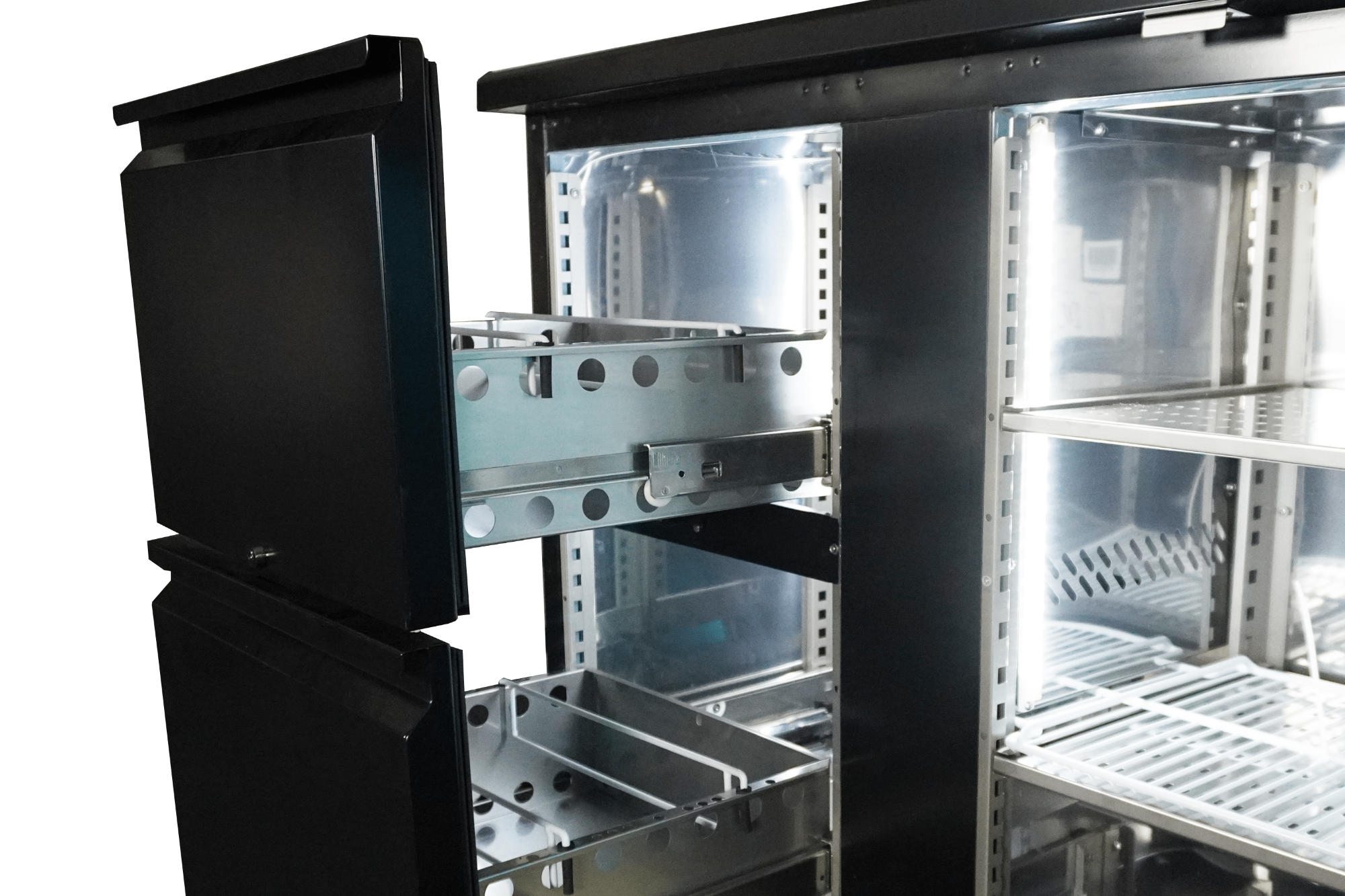 Picture of CombiSteel Barcooler Black 3 Doors and 2 Drawer