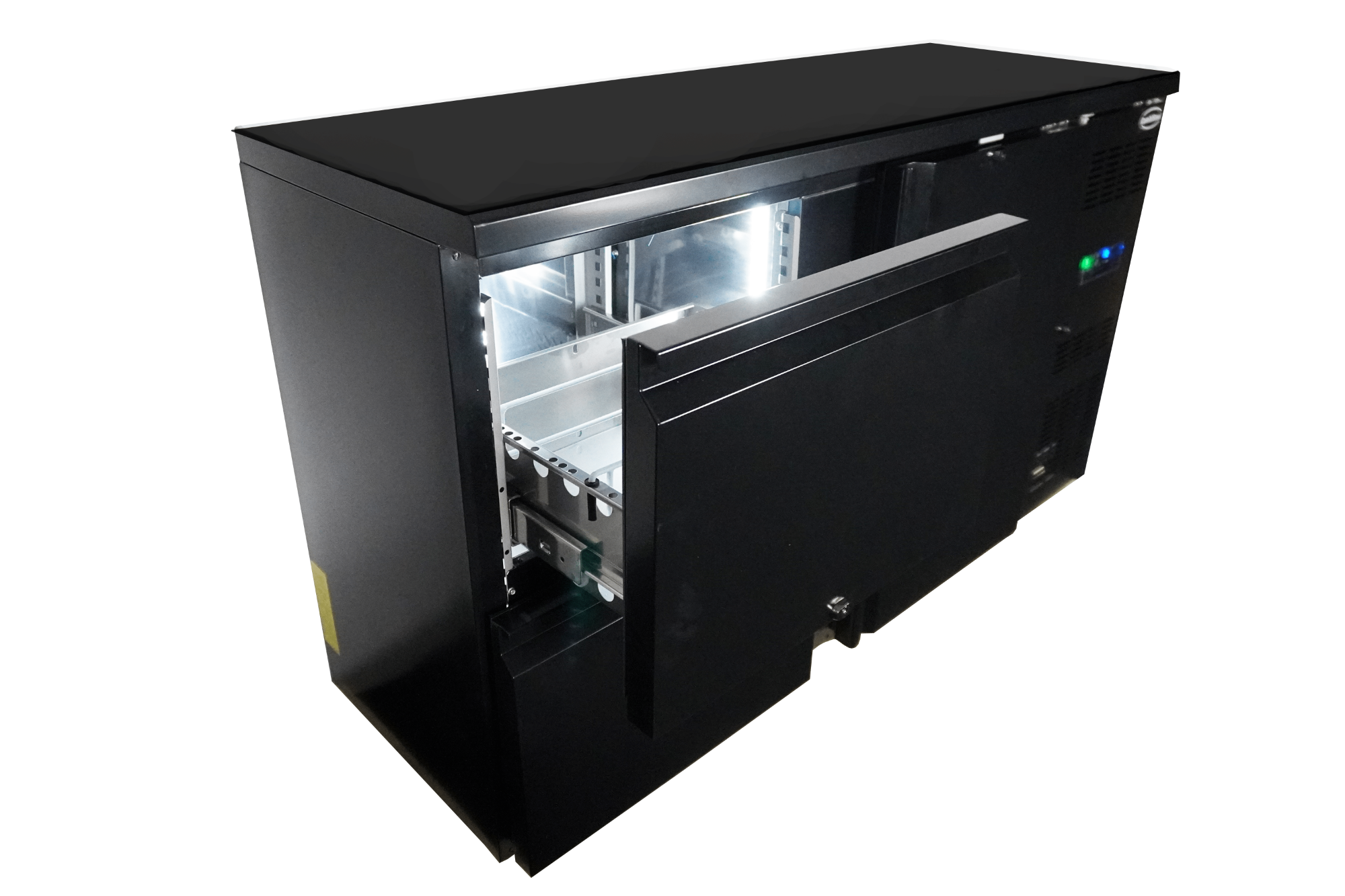 Picture of CombiSteel Standard Line Barcooler Single Door wit Two Drawers Black