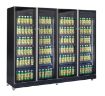 Picture of CombiSteel Quard Glass Door Display Fridge Black 1608L