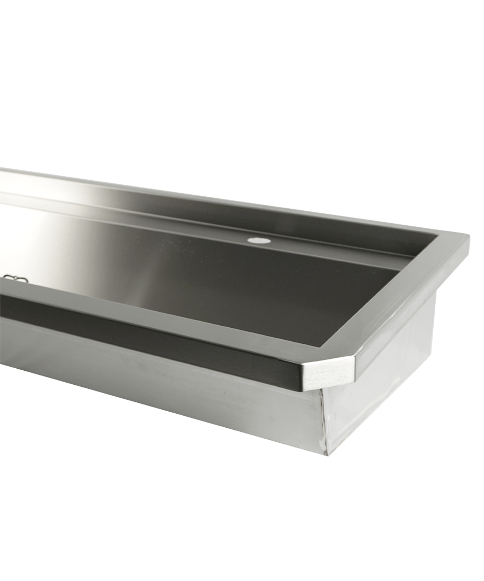 Picture of CombiSteel Stainless Steel Wash Basin 1 Tap 2400Mm Drain Plug And Splash Shield Included