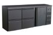 Picture of CombiSteel Barcooler Black 1 Door and 4 Drawers