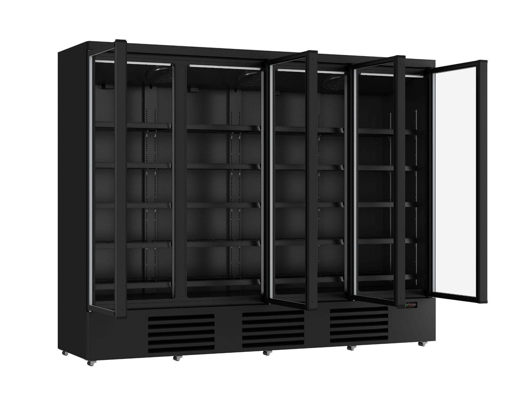Picture of CombiSteel Glass Door Display Fridge JDE2025RBL
