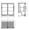 Picture of CombiSteel Backbar Cooler 2 Sliding Glass Door Black