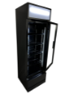 Picture of CombiSteel Black Single Glass Door Refrigerator 360Litre