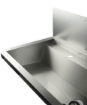 Picture of CombiSteel Stainless steel Wash Basin 1 Tap 1800Mm Drain Plug And Splash Shield Included