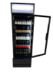 Picture of CombiSteel Black Single Glass Door Refrigerator 360Litre
