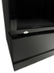 Picture of CombiSteel Black Single Glass Door Refrigerator 360Litre