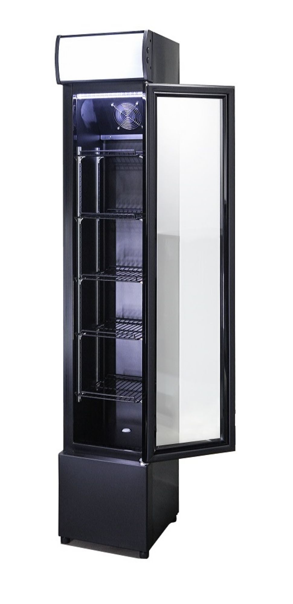 Picture of Refrigerator Narrow Black Single Door