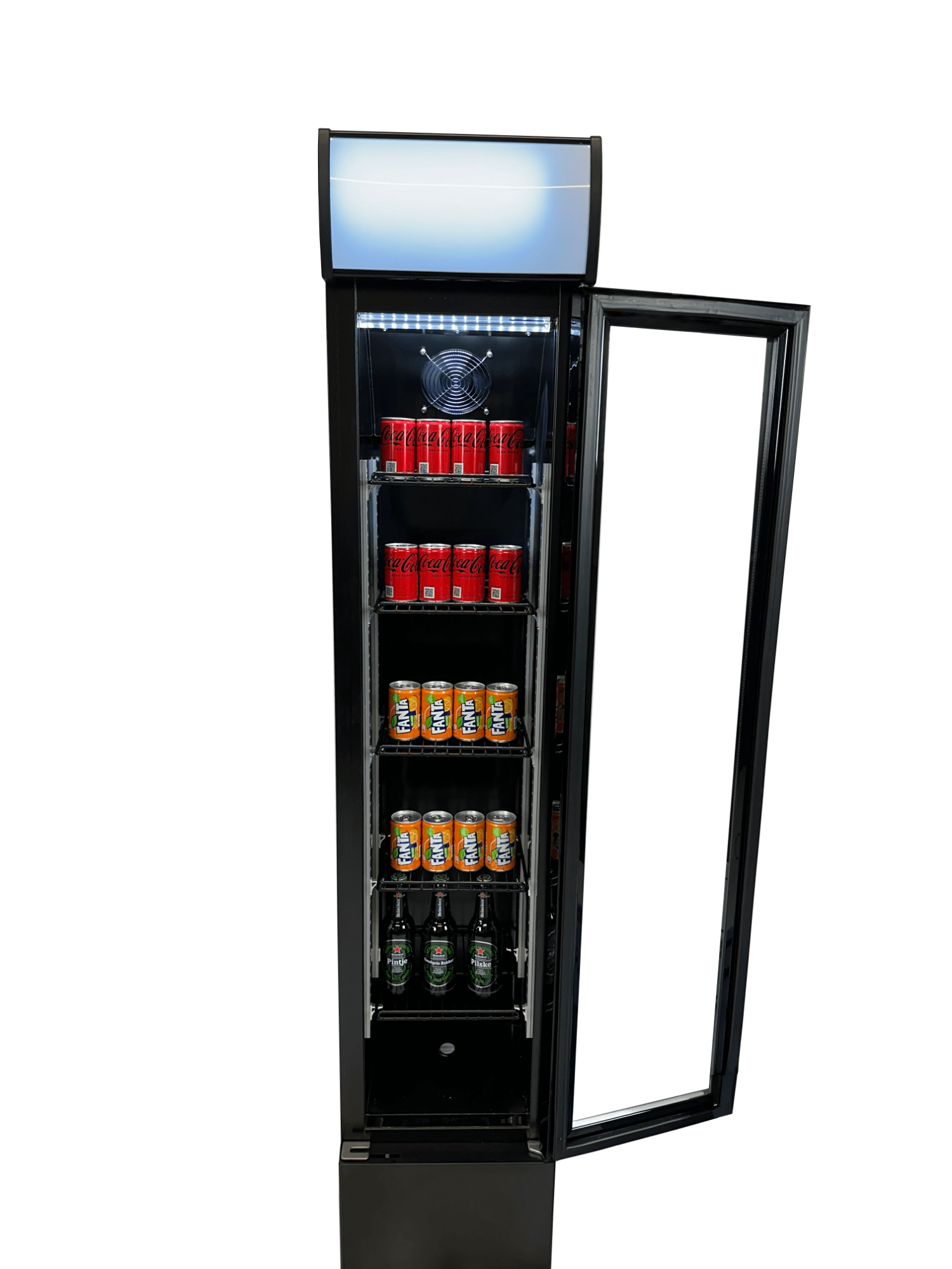 Picture of Refrigerator Narrow Black Single Door