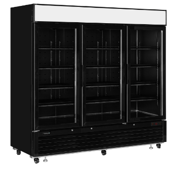 Picture of Tefcold LGF7500 Black Glass Door Display Freezer