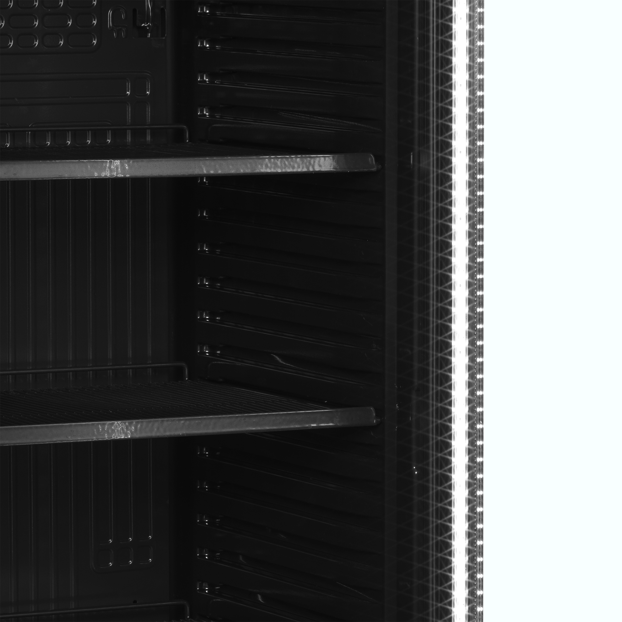 Picture of Tefcold CEV435CP BLACK Glass Door Merchandiser