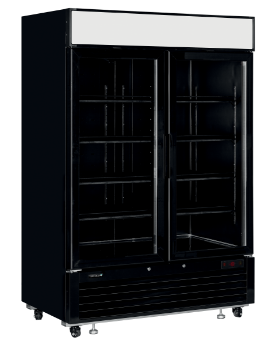 Picture of Tefcold LGF5000 BLACK Glass Door Display Freezer