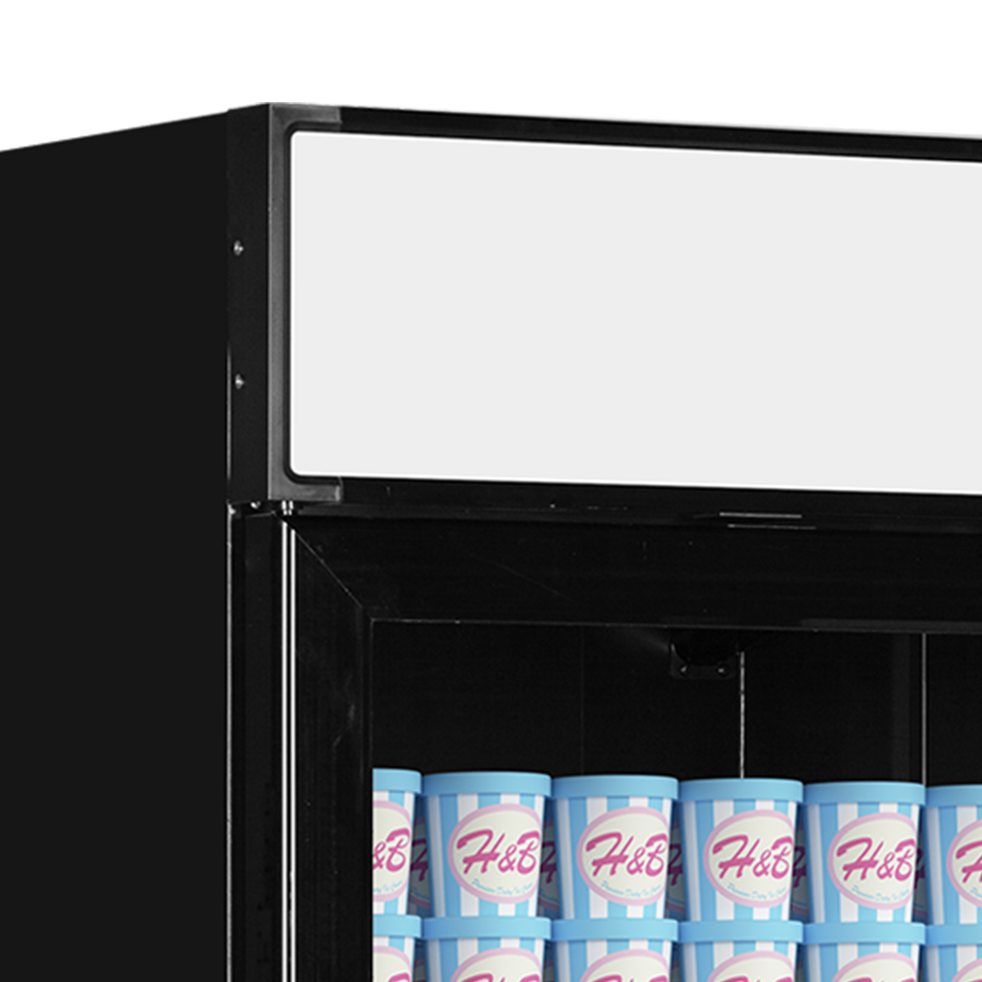 Picture of Tefcold LGF5000 BLACK Glass Door Display Freezer