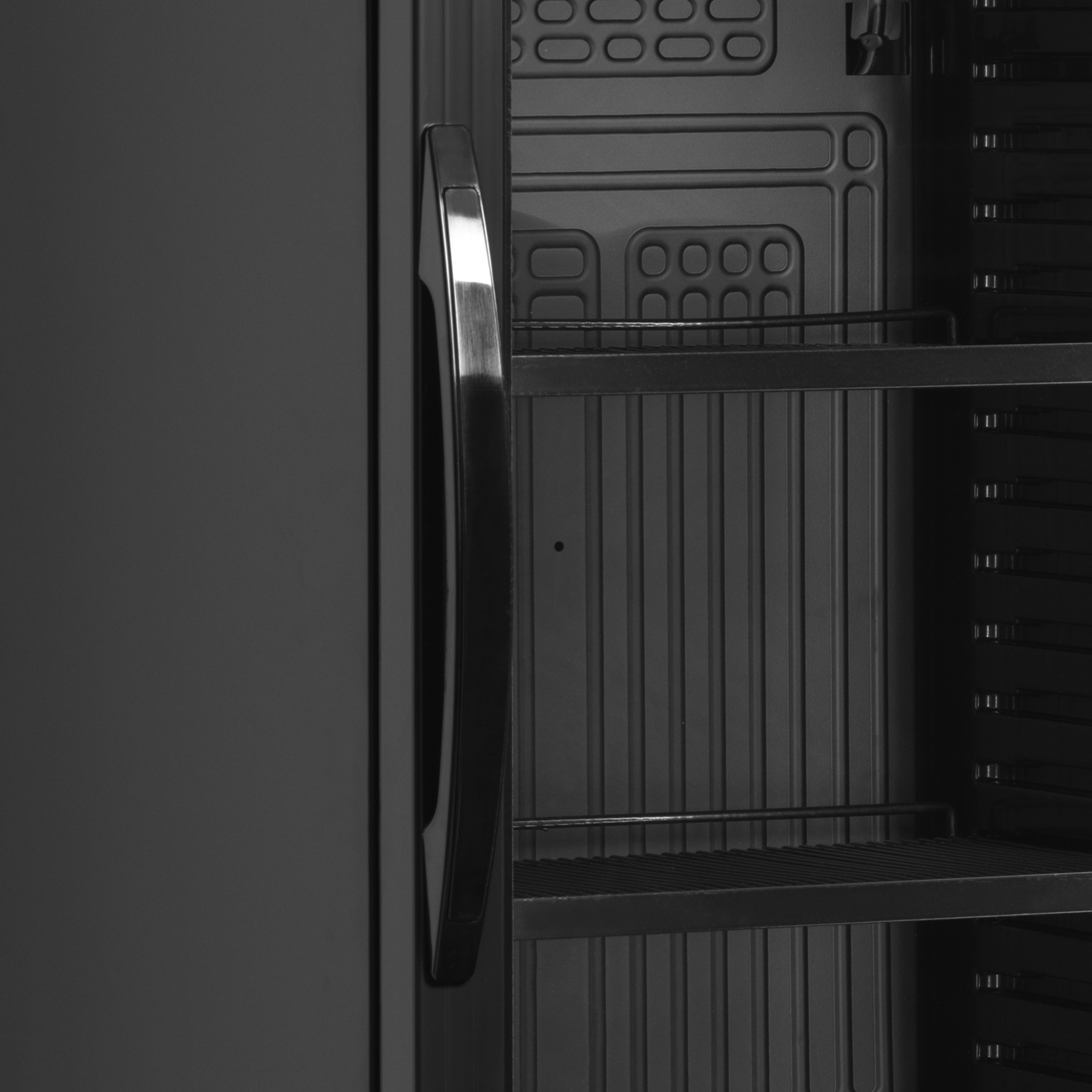 Picture of Tefcold CEV425 BLACK Glass Door Merchandiser