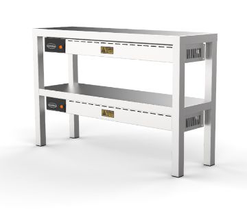 Picture of OVERSHELF CERAMIC HEATED 2 LEVEL 1400  8 HEATERS OF 250W