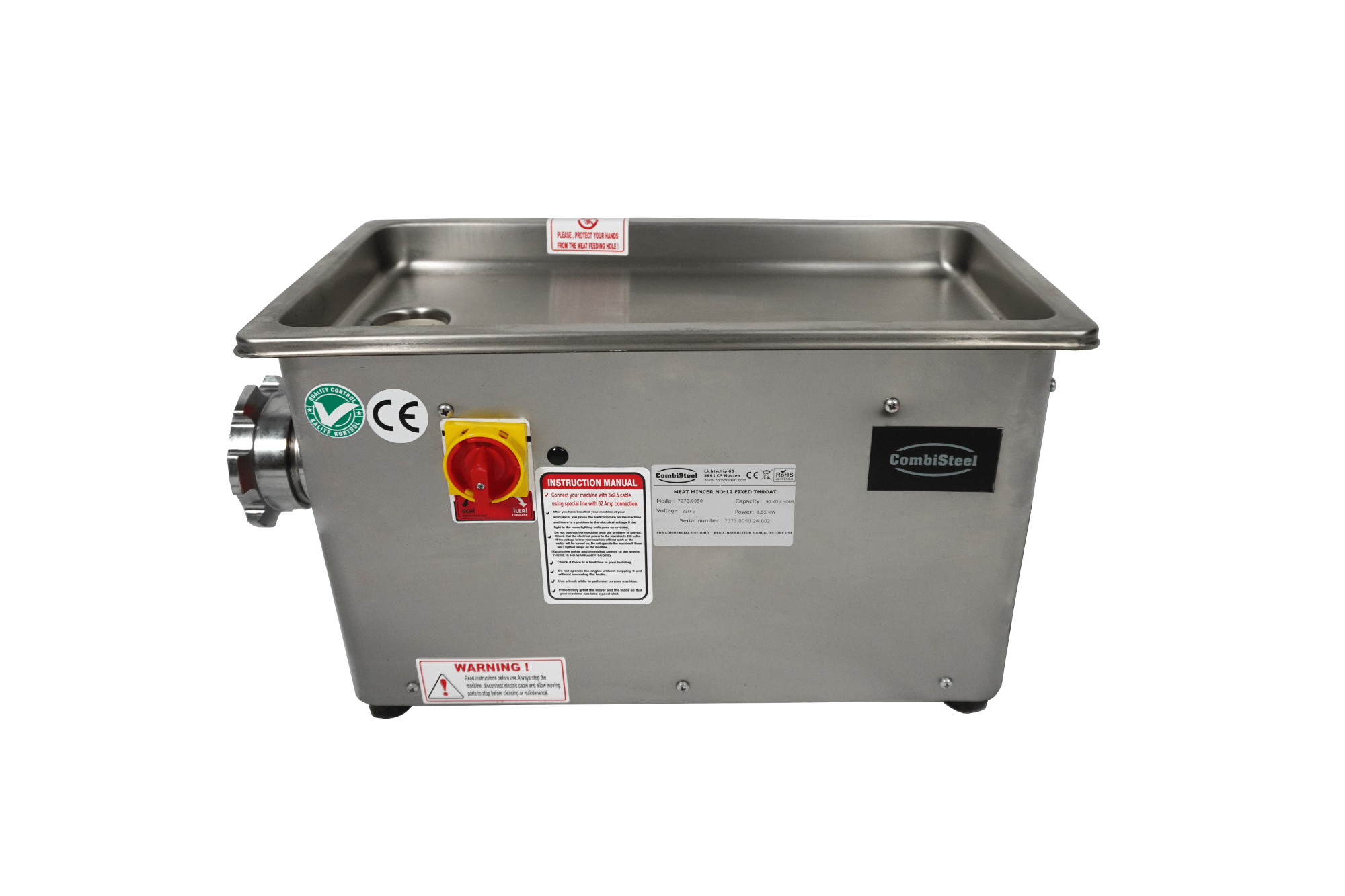 Picture of MEATGRINDER 12 - 90KG/H 230V - WITH FIXED HEAD