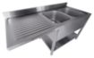 Picture of 700 SINK UNIT SHELF DISHWASHER FLAT PACKED 2 RIGHT 1600