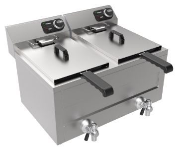 Picture of ELECTRIC COUNTER FRYER 2X8L 2X3KW