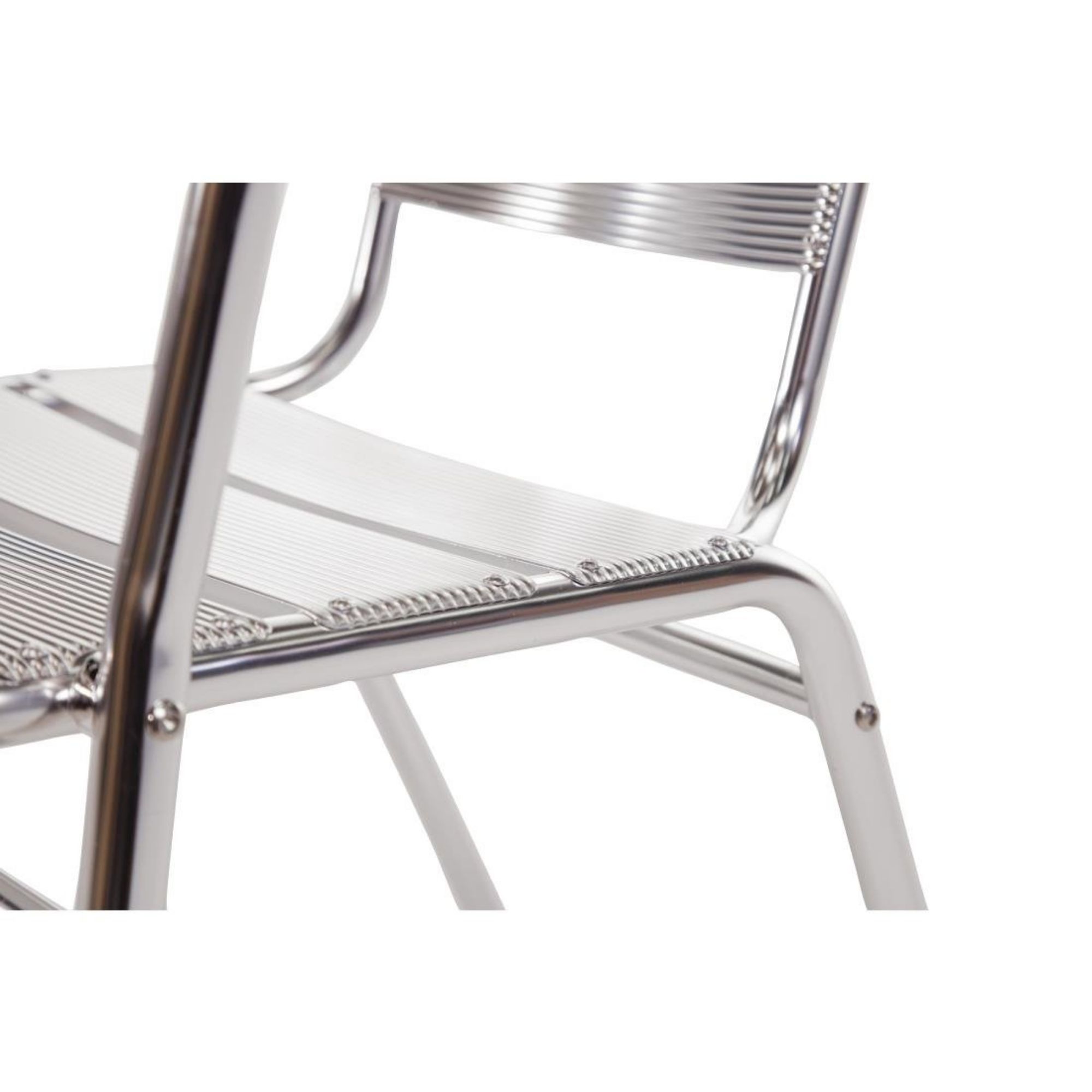 Picture of Bolero Aluminium Stacking Chairs (Pack of 4)