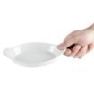 Picture of Olympia Whiteware Oval Eared Dishes 204mm (Pack of 6)