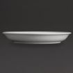 Picture of Olympia Whiteware Cappuccino Saucers 180mm (Pack of 12)