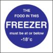 Picture of Vogue Food In This Freezer Sign
