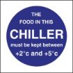 Picture of Vogue Food In This Chiller Sign
