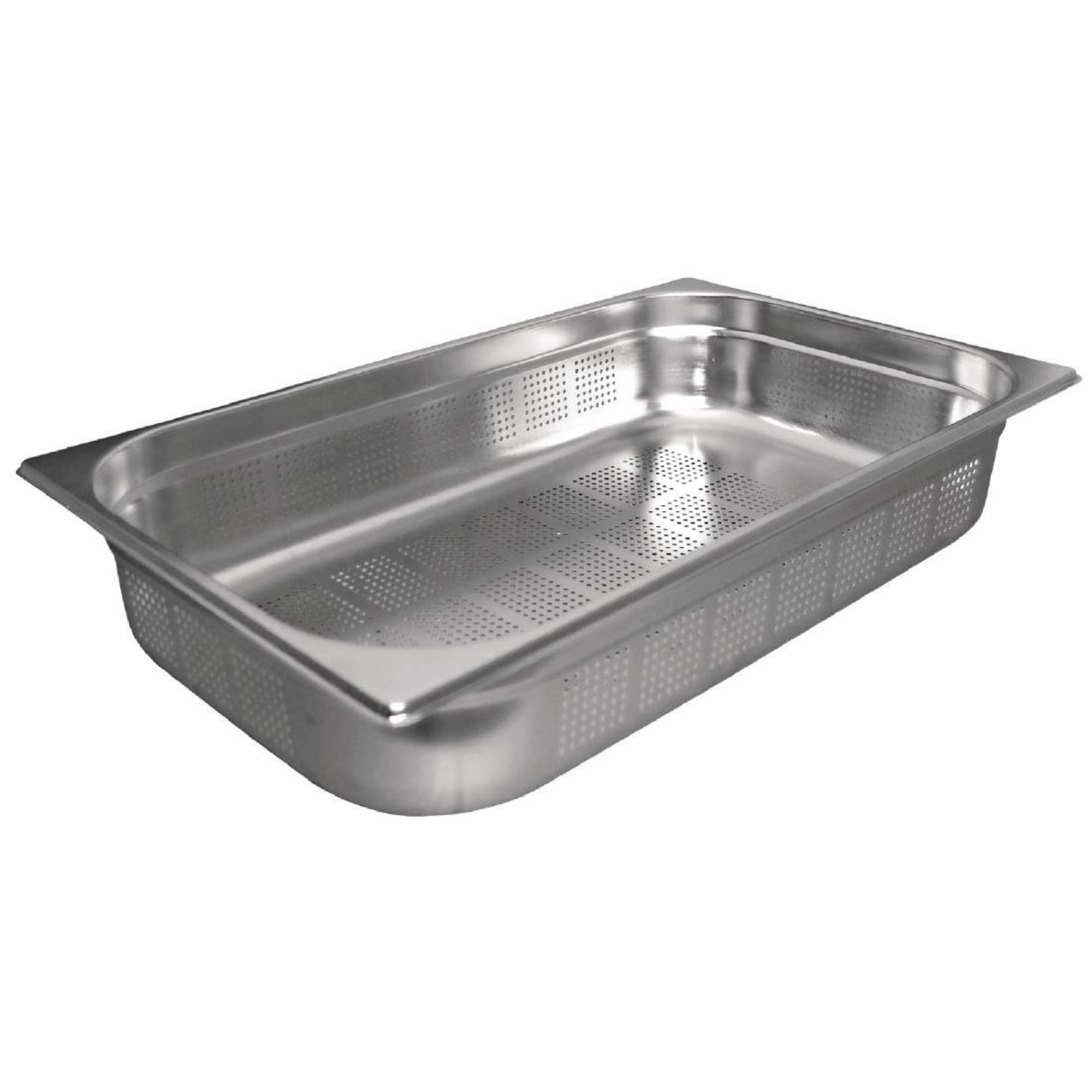 Picture of Vogue Stainless Steel Perforated 1/1 Gastronorm Tray 100mm