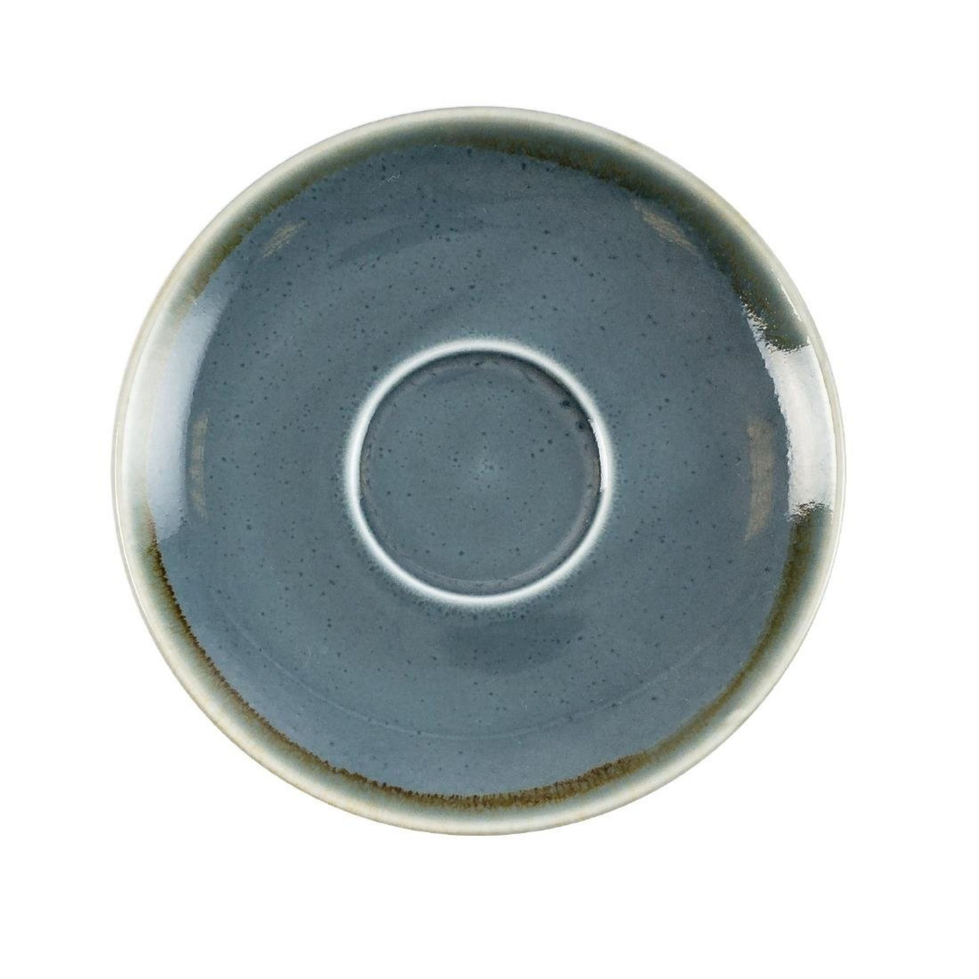 Picture of Olympia Kiln Cappuccino Saucer Ocean 160mm (Pack of 6)