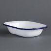 Picture of Olympia Enamel Pie Dishes Rectangular 180 x 135mm (Pack of 6)
