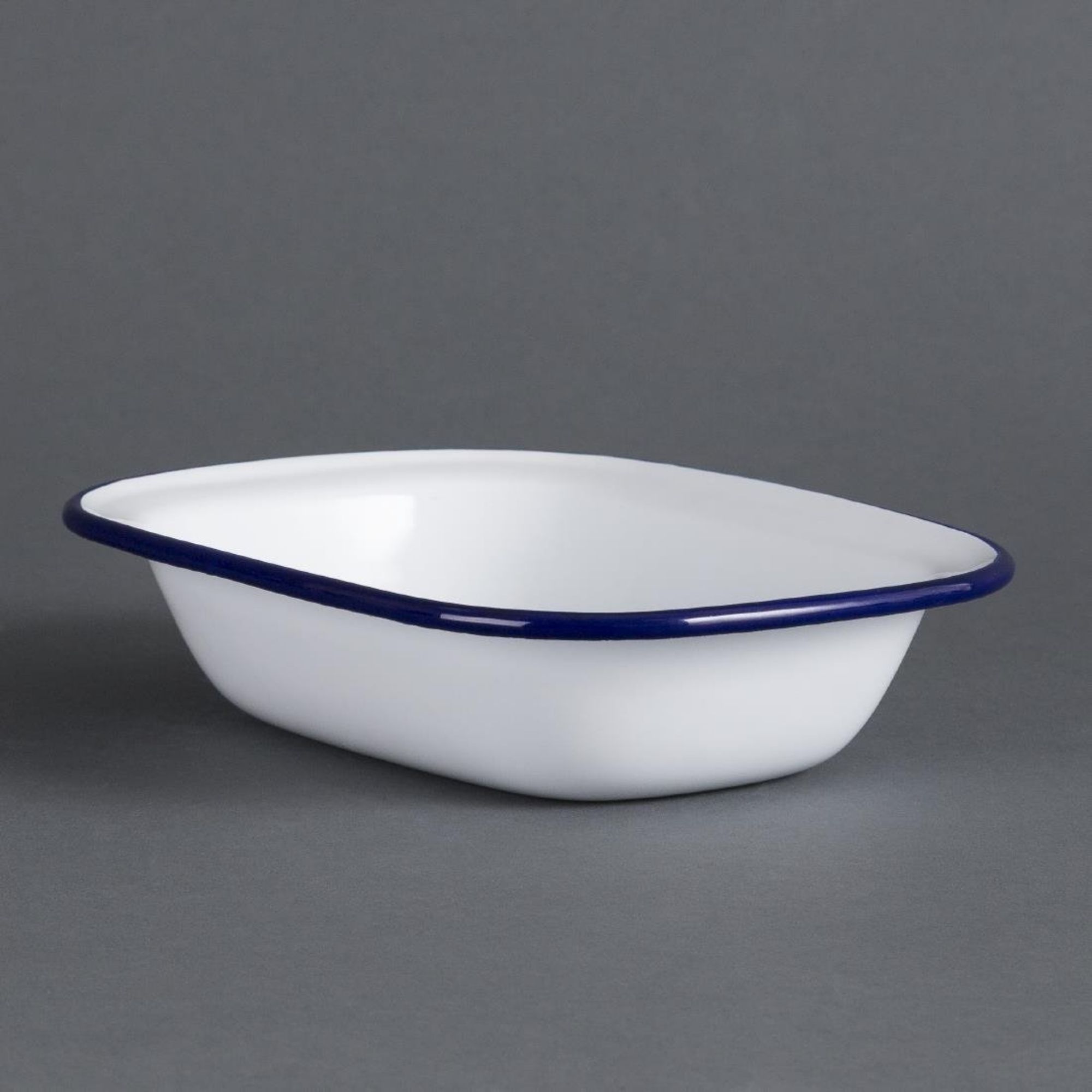 Picture of Olympia Enamel Pie Dishes Rectangular 180 x 135mm (Pack of 6)