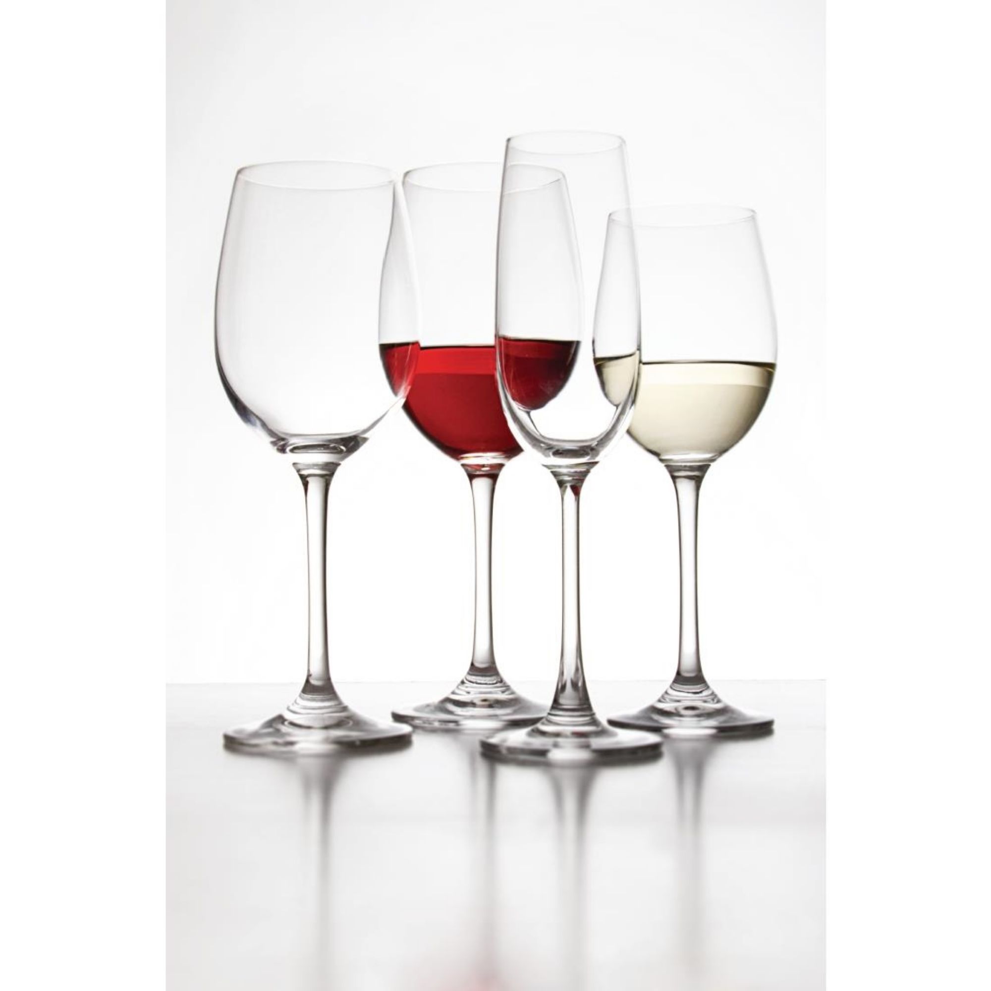 Picture of Olympia Modale Crystal Wine Glasses 395ml (Pack of 6)