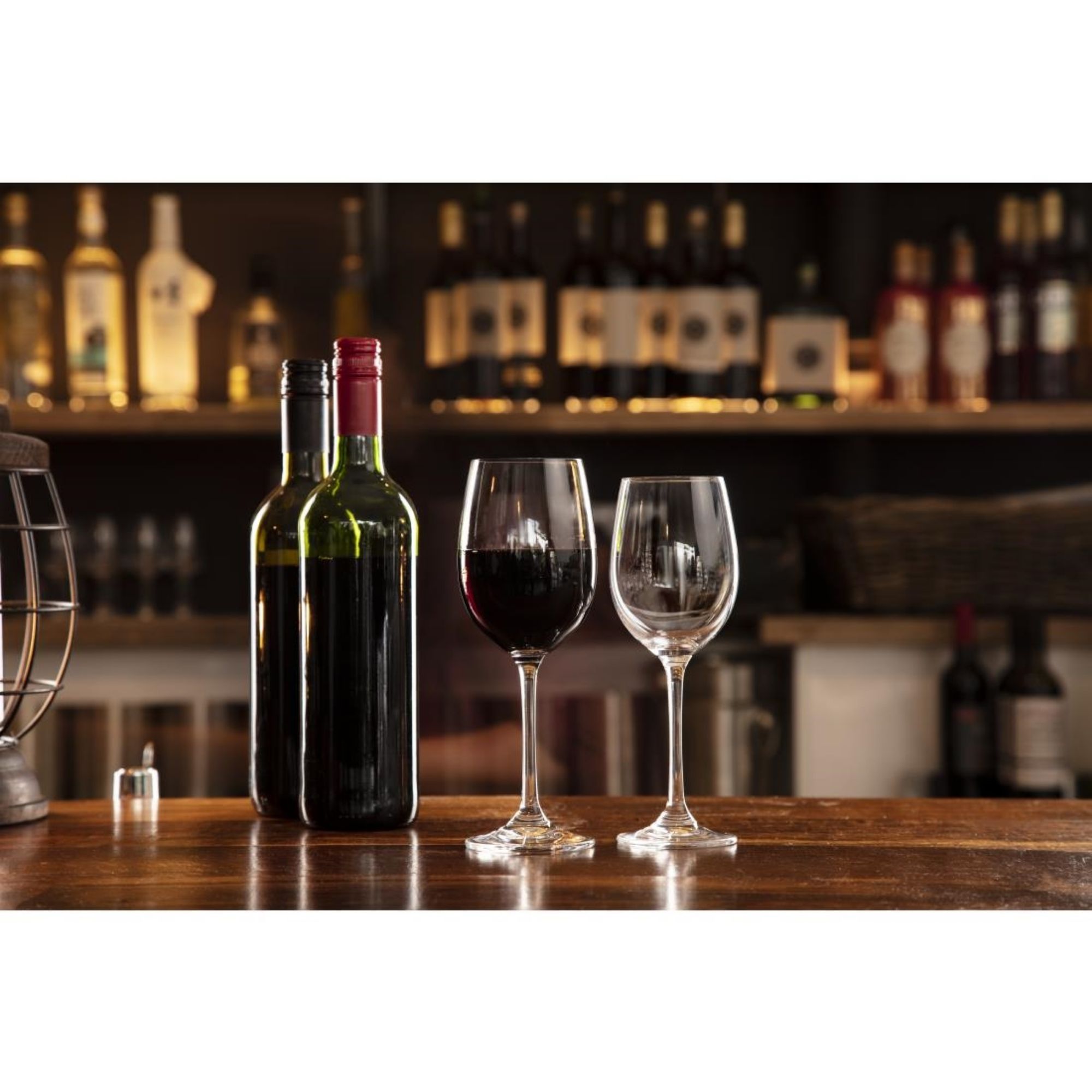 Picture of Olympia Modale Crystal Wine Glasses 395ml (Pack of 6)