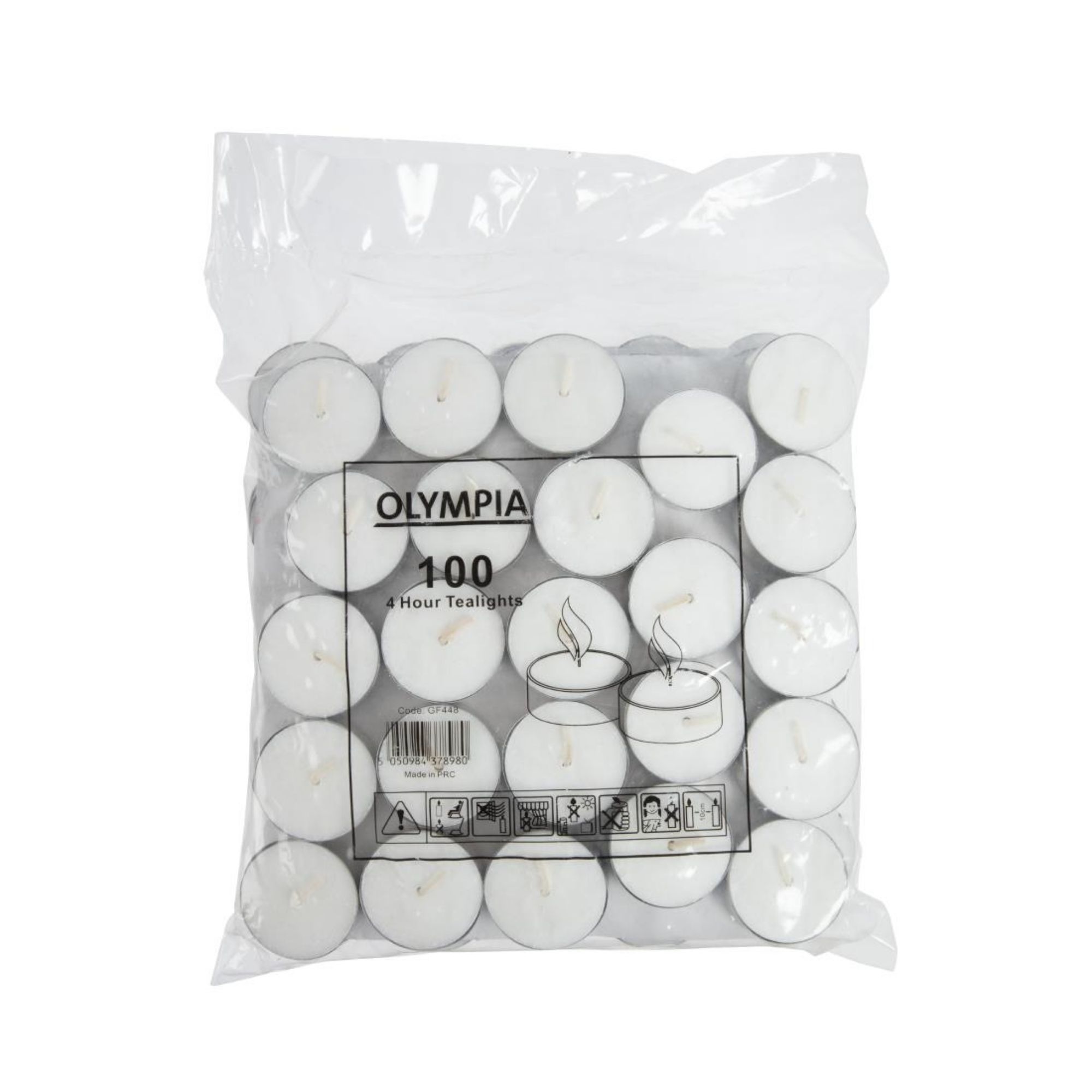 Picture of Olympia 4 Hour Tealights (Pack of 100)