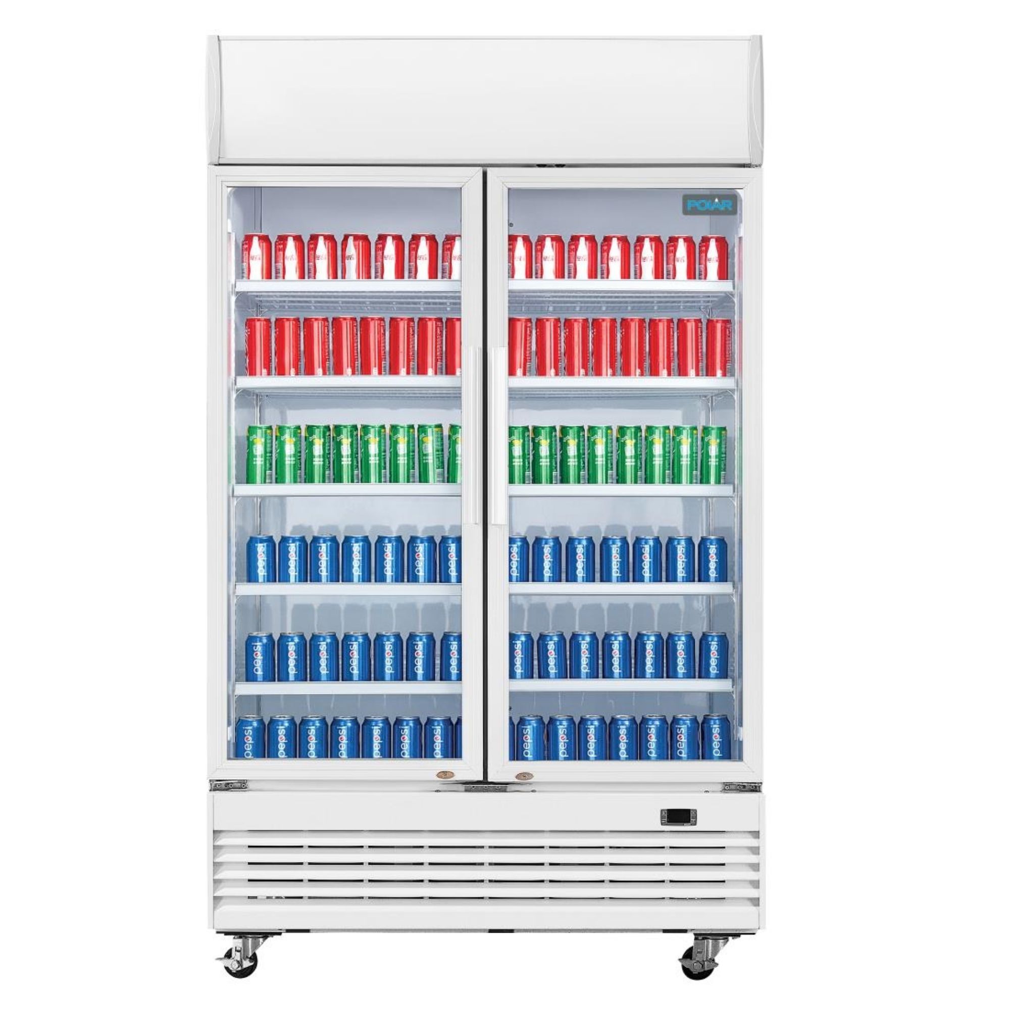 Picture of Polar G-Series Upright Display Cooler with Light Box 950Ltr