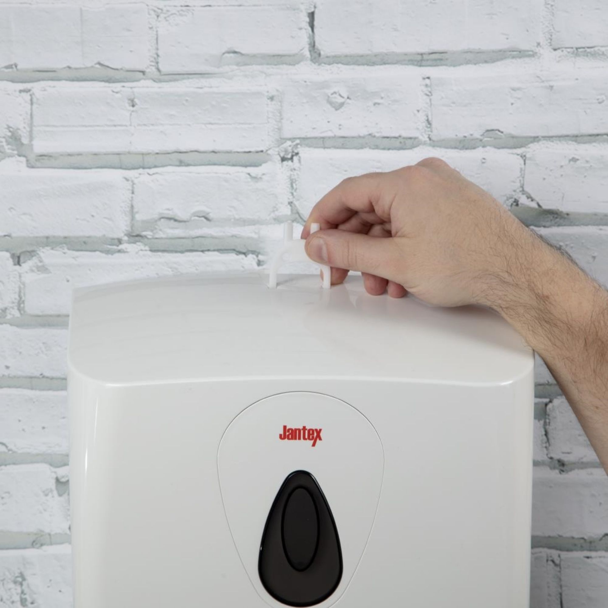 Picture of Jantex Multi-Fold Hand Towel Dispenser White