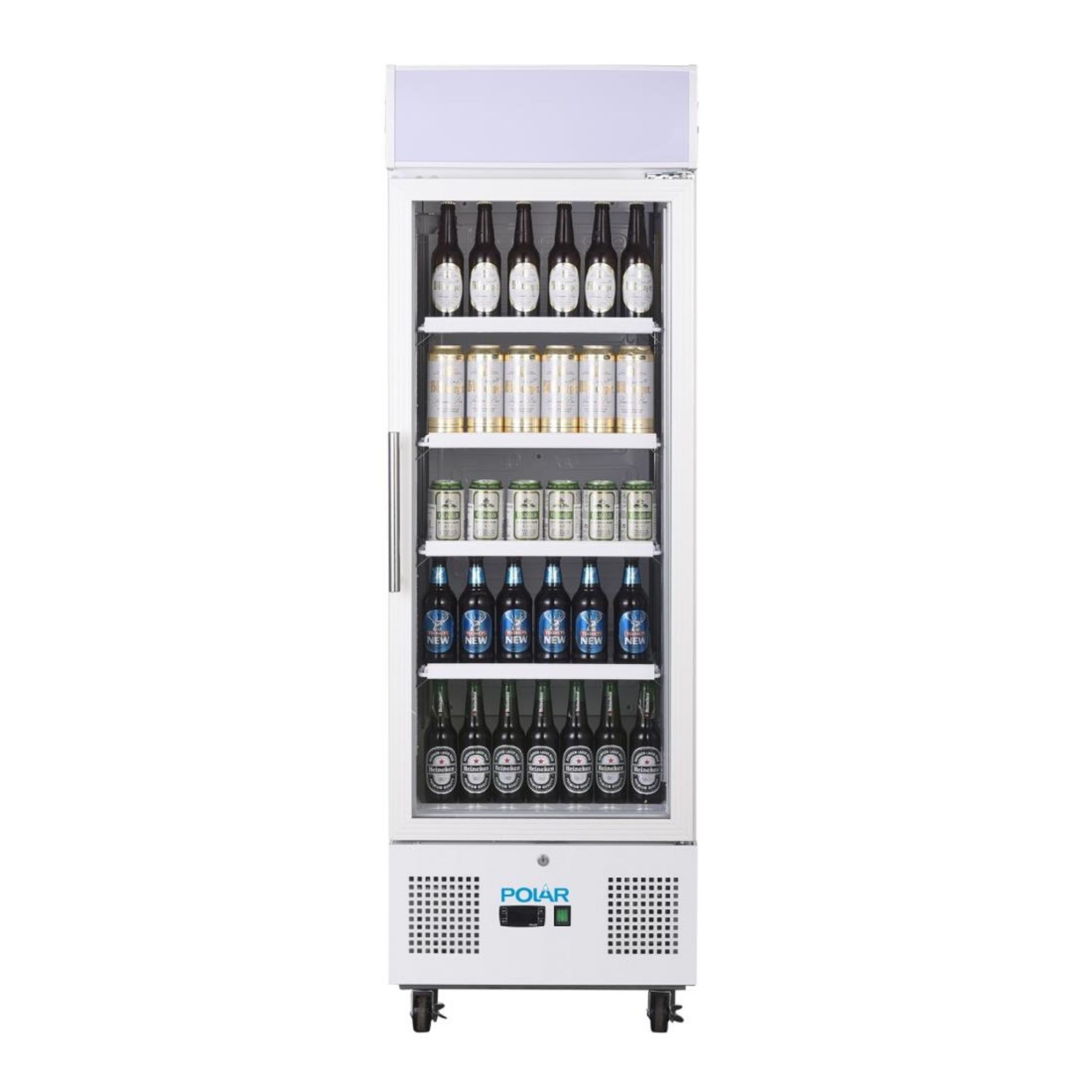 Picture of Polar G-Series Upright Display Fridge 218Ltr White
