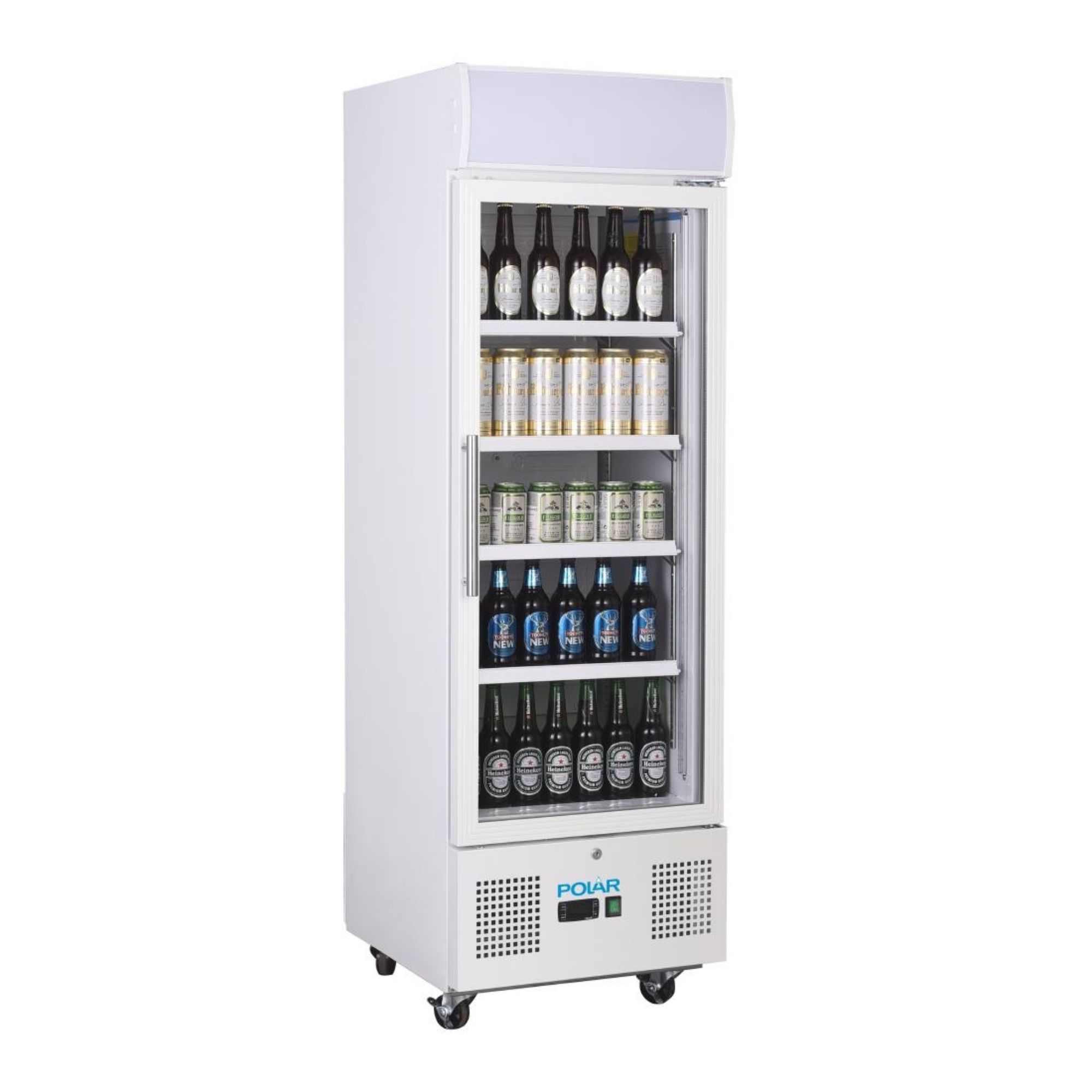 Picture of Polar G-Series Upright Display Fridge 218Ltr White