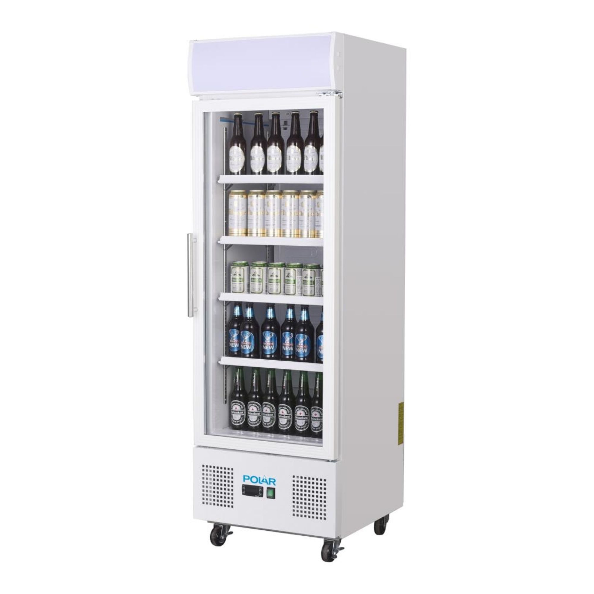 Picture of Polar G-Series Upright Display Fridge 218Ltr White