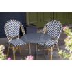 Picture of Bolero Parisian Style Rattan Side Chair Black (Pack of 2)