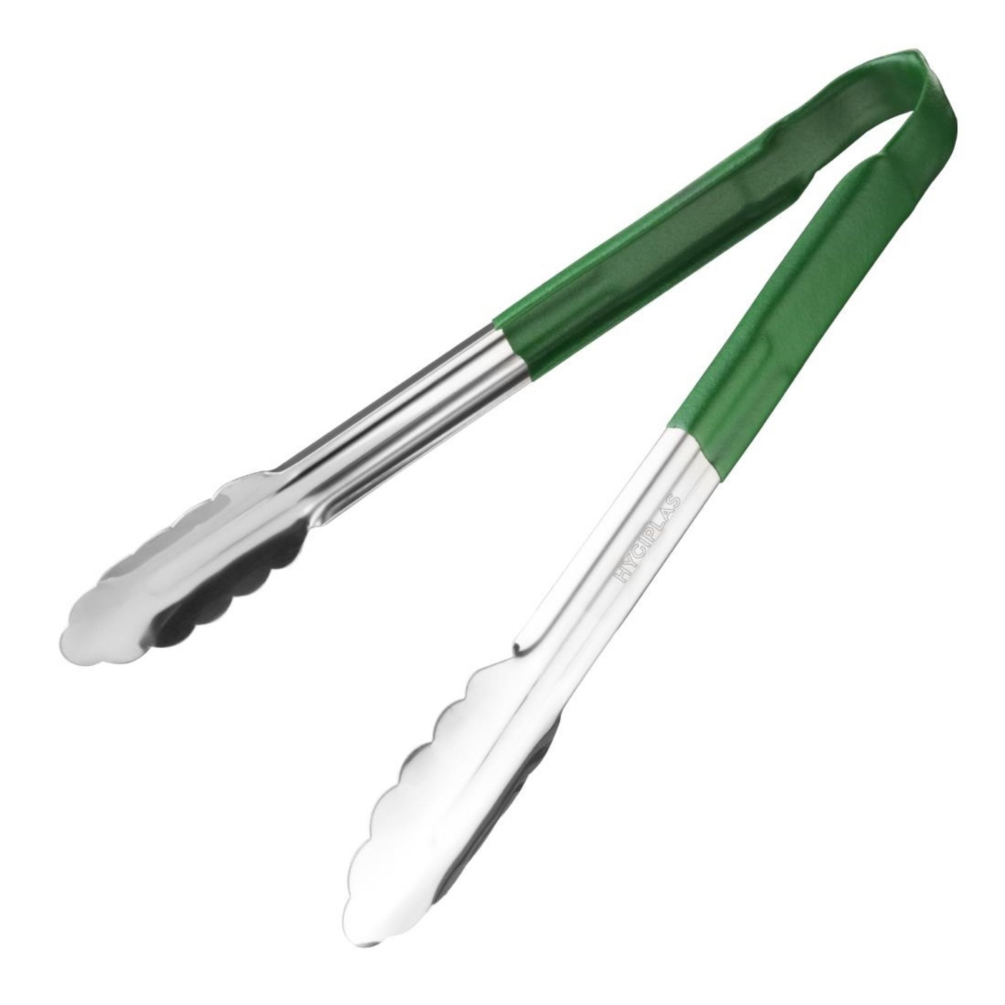 Picture of Hygiplas Colour Coded Green Serving Tongs 300mm
