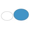 Picture of Olympia Kristallon Polypropylene Oval Non-Slip Tray Black 685mm